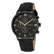 Load image into Gallery viewer, Black Geneva Casual Watch