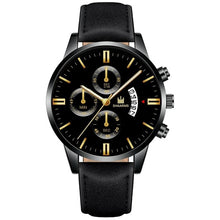 Load image into Gallery viewer, Black Geneva Casual Watch