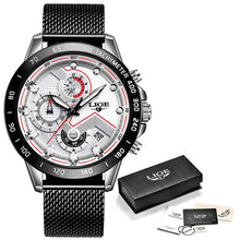 Load image into Gallery viewer, LIGE Sport Watch Waterproof Quartz