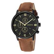 Load image into Gallery viewer, Black Geneva Casual Watch
