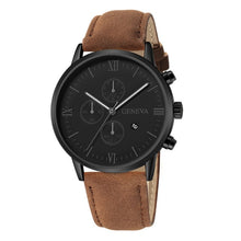 Load image into Gallery viewer, Black Geneva Casual Watch
