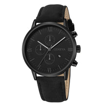 Load image into Gallery viewer, Black Geneva Casual Watch
