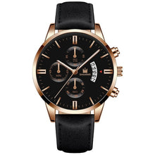 Load image into Gallery viewer, Black Geneva Casual Watch
