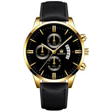 Load image into Gallery viewer, Black Geneva Casual Watch
