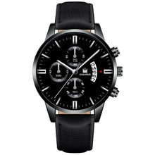 Load image into Gallery viewer, Black Geneva Casual Watch
