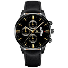 Load image into Gallery viewer, Black Geneva Casual Watch
